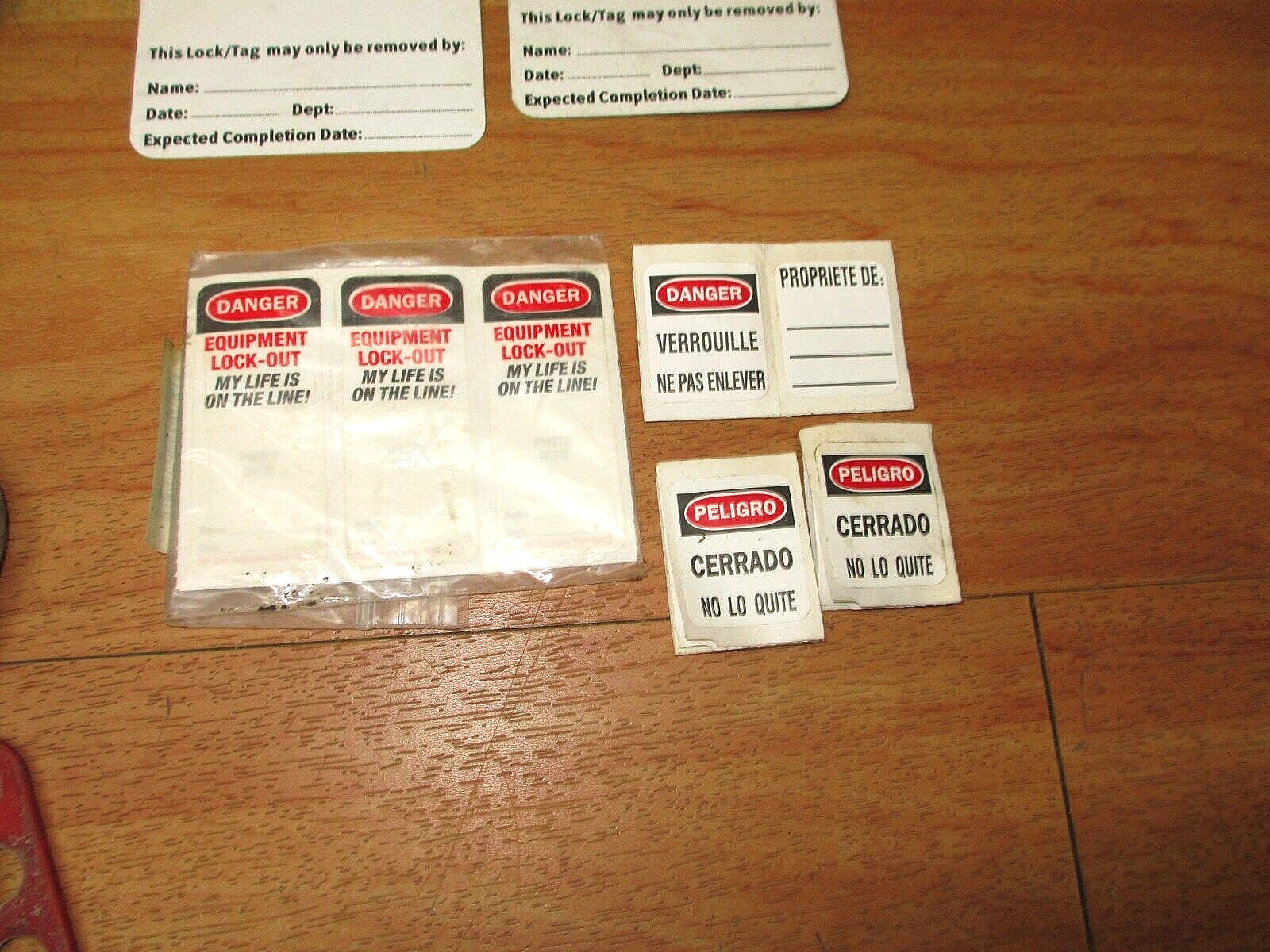 Lockout Tagout Safety Lock LARGE LOT *USED/NEW* Master Lock Hasp Danger Tag