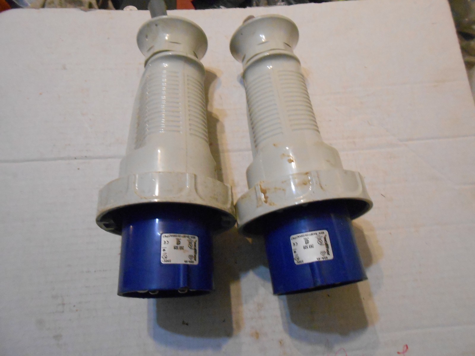 LOT OF 2 USED WALTHETR 269-509 5 PIN 60A-9H30Y120/208VAC 63A-9H