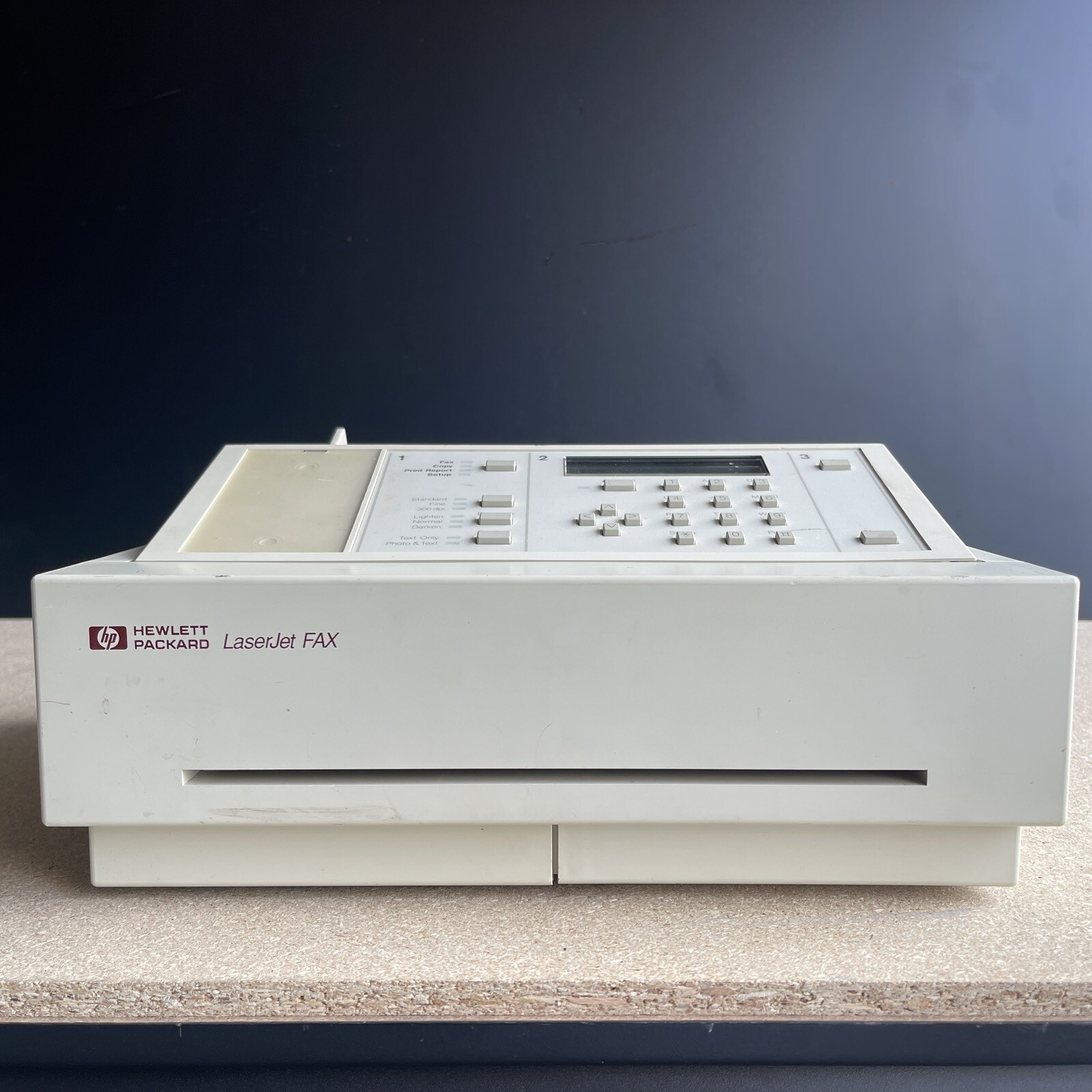 Hewlett Packard C1740A HP LaserJet FAX Vintage Machine, Power On