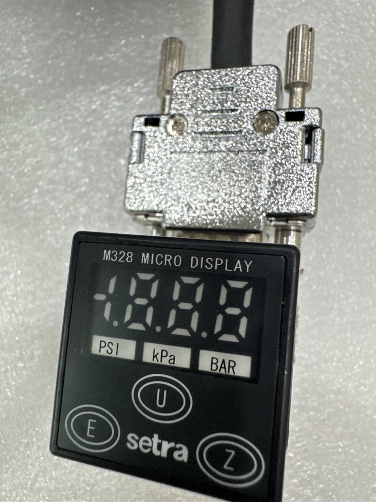 New Setra Pressure Sensor Transducer, 328GL3ADENS, M328 MICRO DISPLAY. *From US*