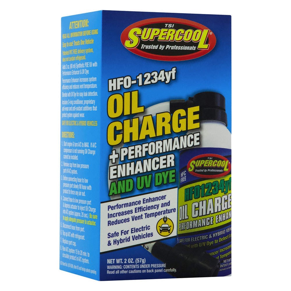 SUPERCOOL 69057B-YF AC Refrigerants and Lubricant,2 oz,Green 812MP6