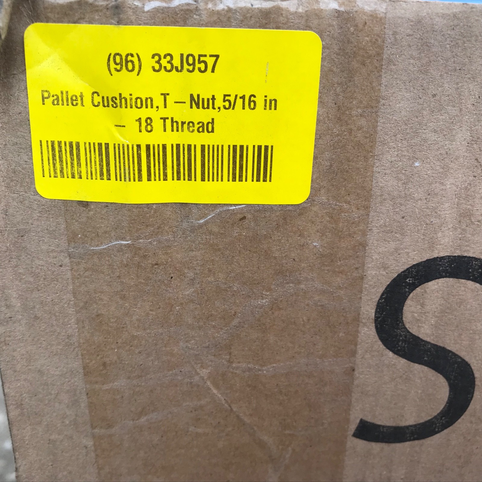 (96) Hardigg Pelican Skid-Mate Blue Pallet Cushion Pads W/T-nut 5/16 35-630-125T