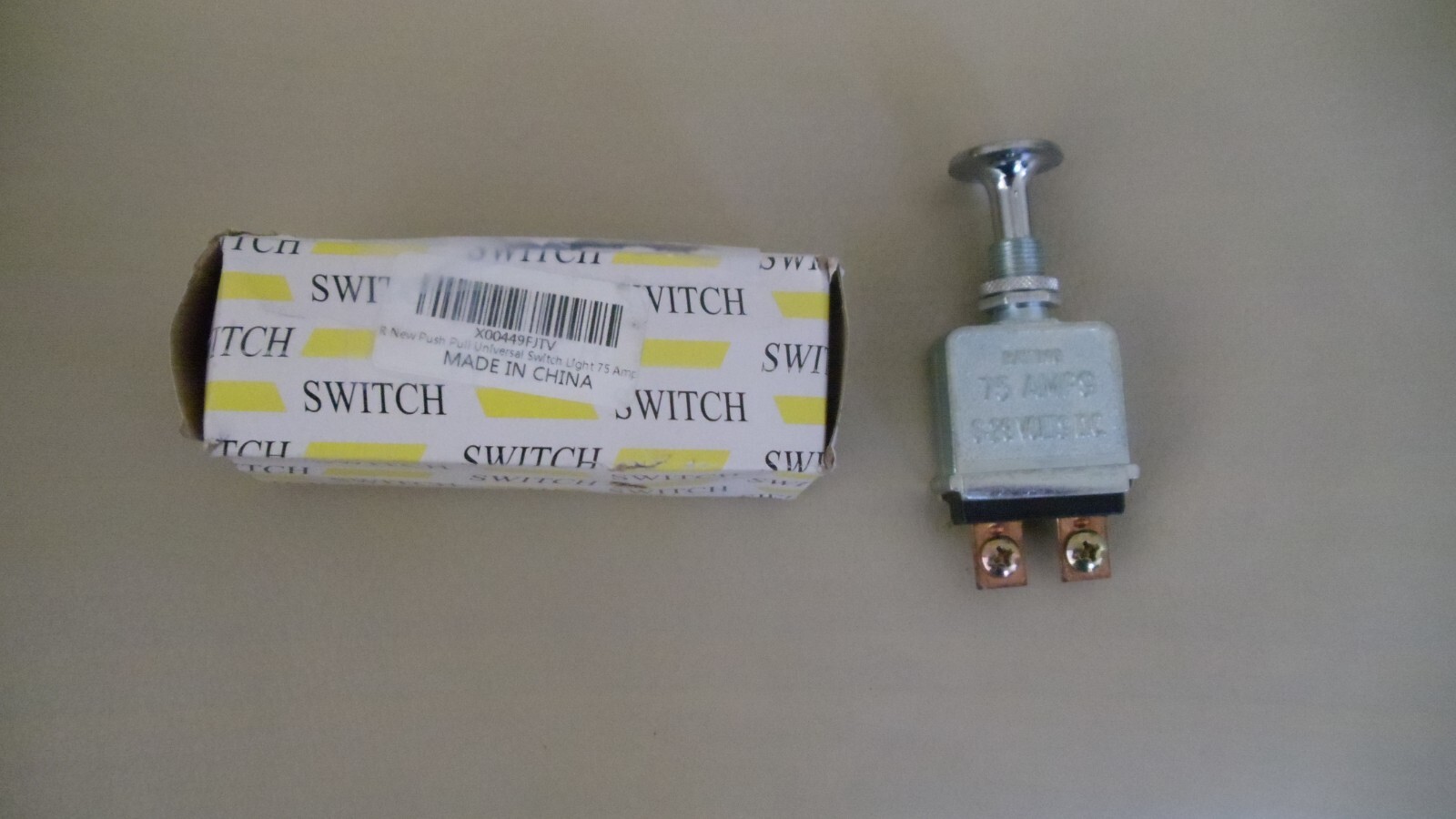 Push-Pull Universal Switch Light- 75 Amp