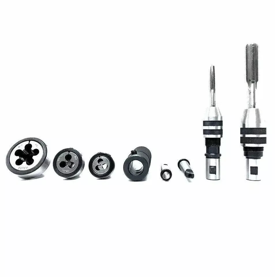 4MT Lathe Tailstock Tap And Die Holder set Sliding Floating Type MT4 Shank INCH