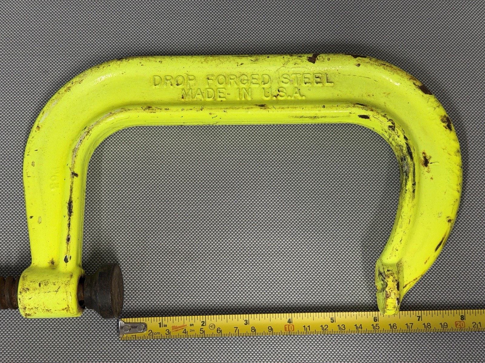WILTON HI-Vis 406 406SF C-Clamp 6-1/16″ Drop Forged Steel 6600 lb 406-SF Safety