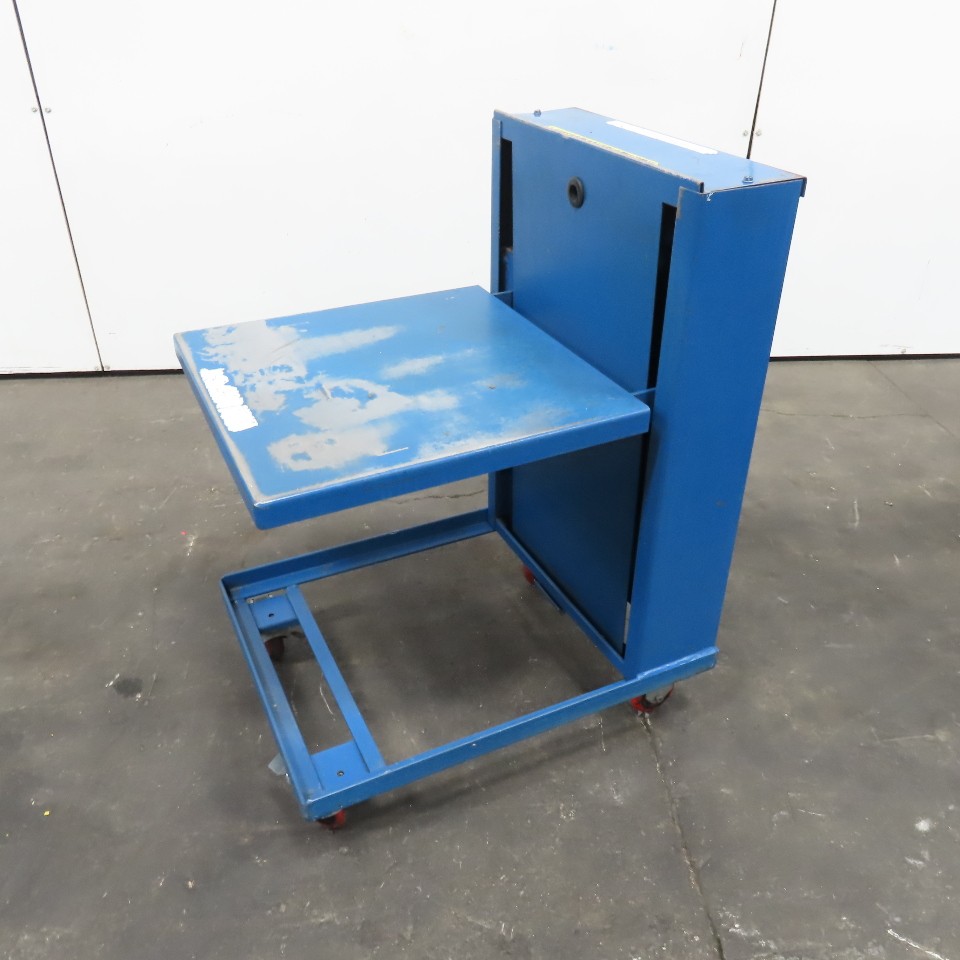 T & S ETS-460 20″ x 20″ Self Rising Elevating Ergonomic Spring Positioning Cart