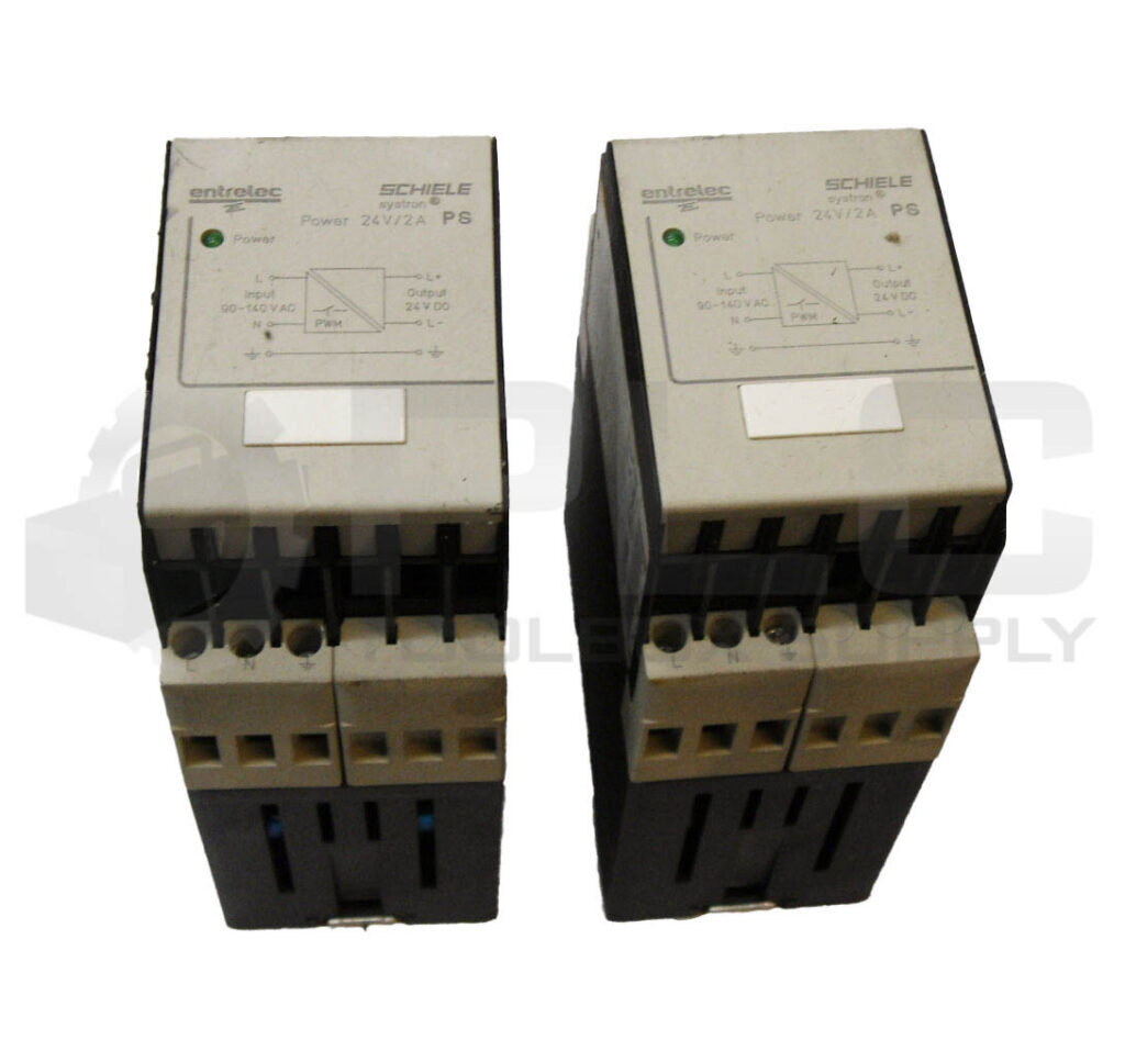 LOT OF 2 ENTRELEC 2.423.417.00 POWER SUPPLY 90-140VAC 47-63HZ