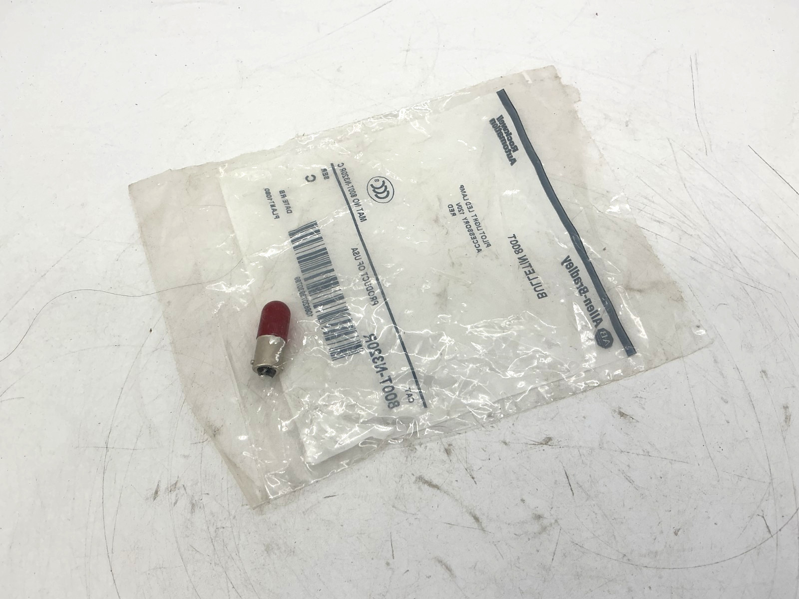 New Allen Bradley 800T-N320R Ser C Pilot Light Accessory LED Light Bulb 120V Red