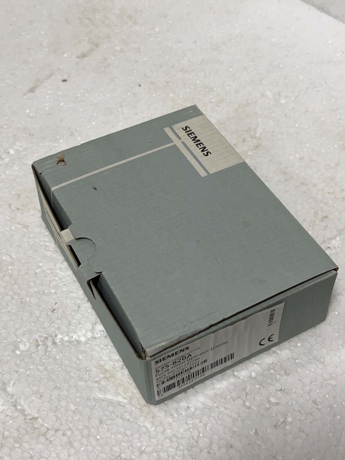 Siemens 575-820A Fume Hood Operator Display