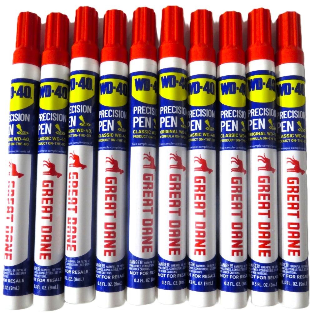 10 Pack WD-40 Precision Pen Multi-Purpose Lubricant .3 oz On-The-Go Travel