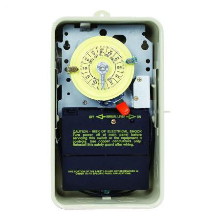 Intermatic T101R201 NEMA 3R Steel Case 125 VAC 60 Hz 40 Amp SPST Electromechanic