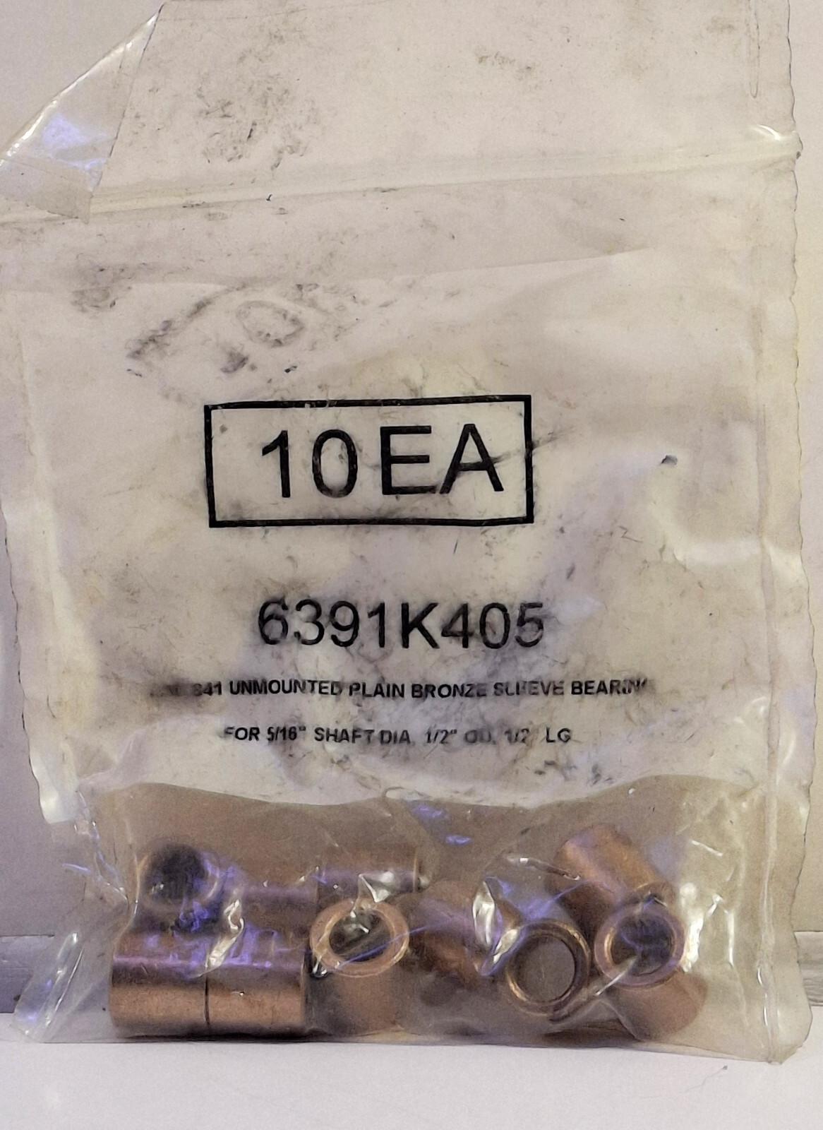 10 NEW SAE 841 5/16″X1/2″X1/2″ BRONZE BUSHINGS NNB ***MAKE OFFER***