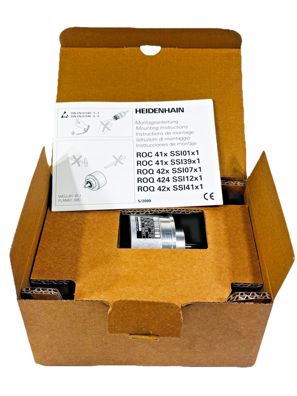 Heidenhain ROQ 425 512 27S17-EO R Line Rotary Encoder ID 631701-01