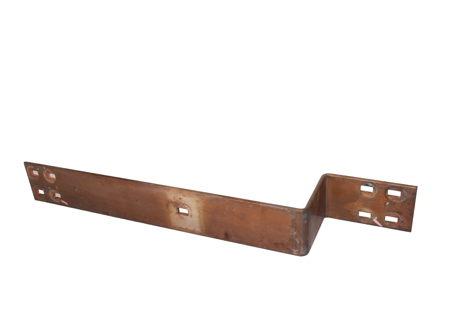25″ x 3″ x 1/4″ (+4″ offset Step) Copper Flat BusBar bus bar buss bar Stock