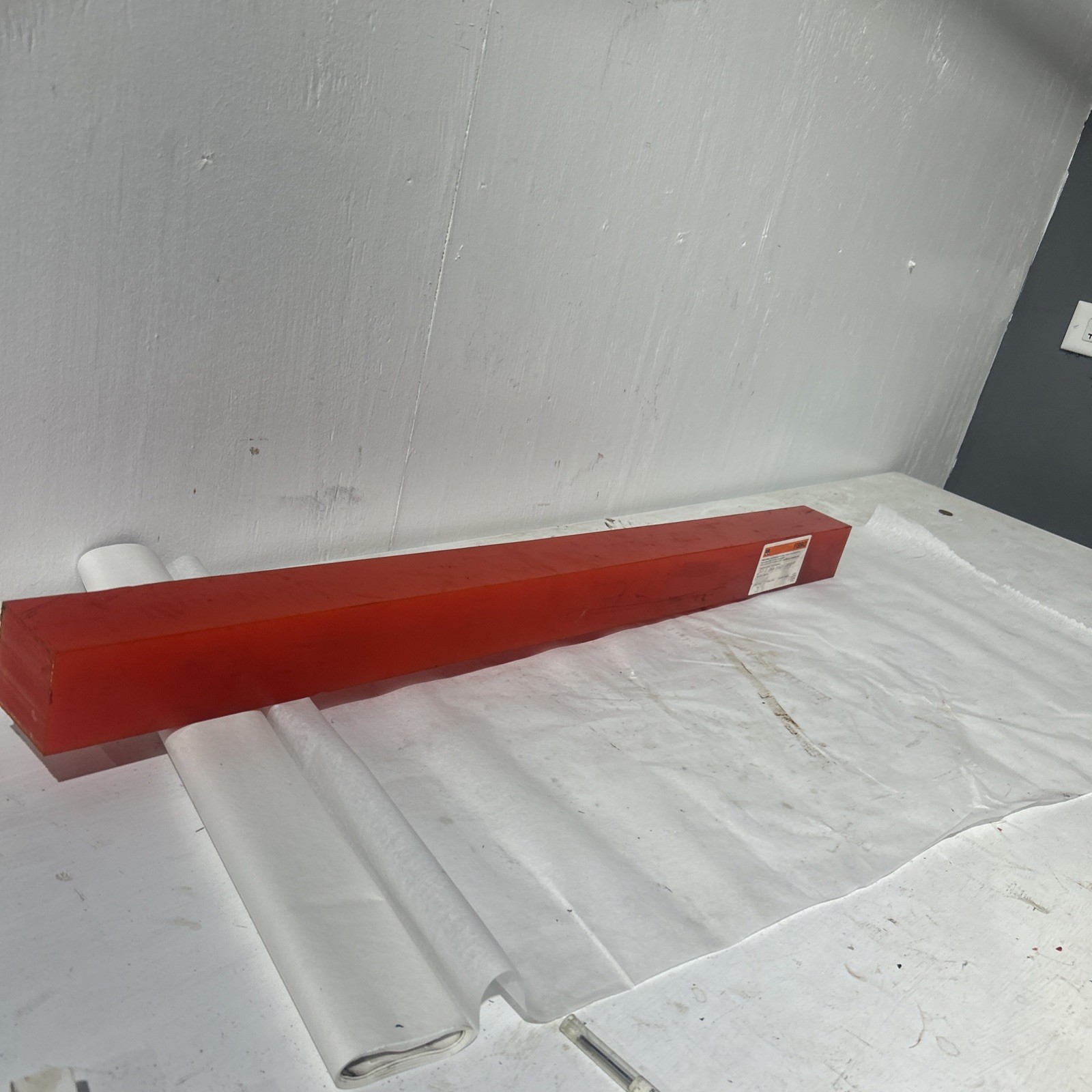 Fibro GmbH Polyurethane Bar Stock 257.7.060.060.1000 Approx. 2-1/4”x 2-1/4×33”