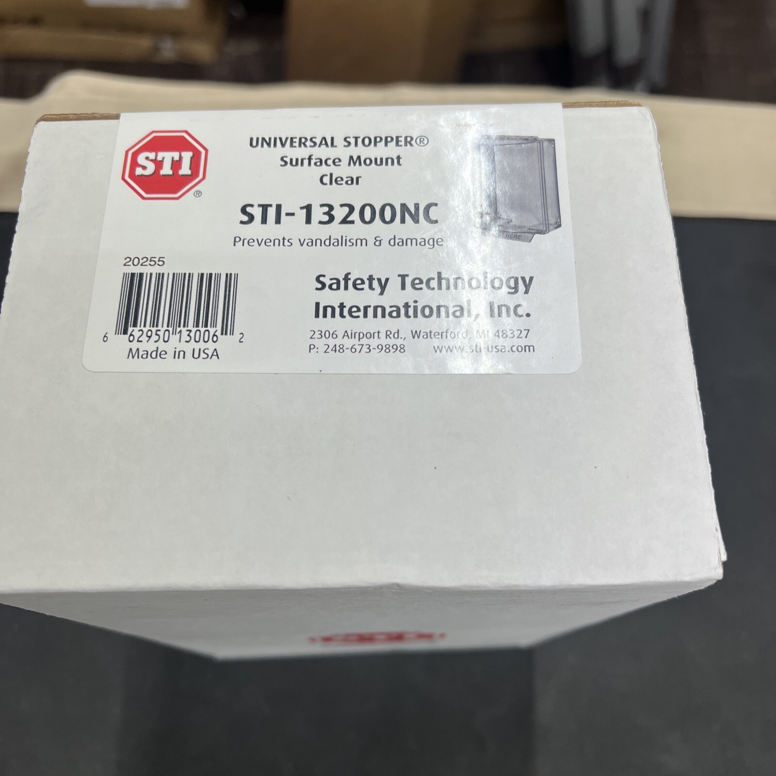 Safety Technology International STI-13200NC, Enclose Protective Cover Box Wear
