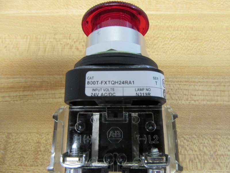 Allen Bradley 800T-FXTQH24RA1 Button 800TFXTQH24RA1 W/800T-XA1 & 800T-Blank