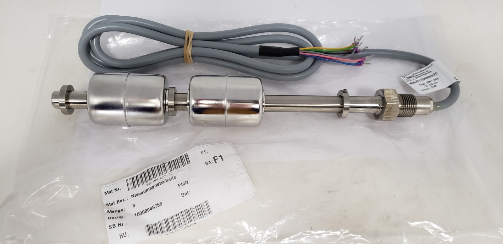 KOBOLD M08-ERWWWXP0 FLOAT SWITCH, 3/8″ CONNECTION, STAINLESS STEEL, NIB