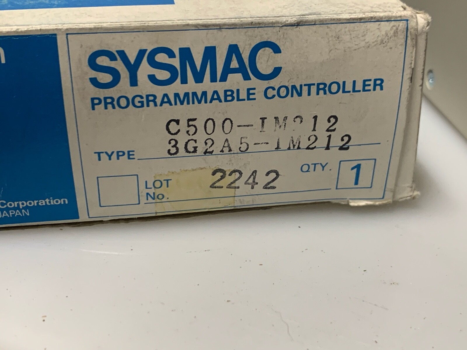 Omron Sysmac C500-IM2123G2A5-IM212 Programmable Controller New Old Stock