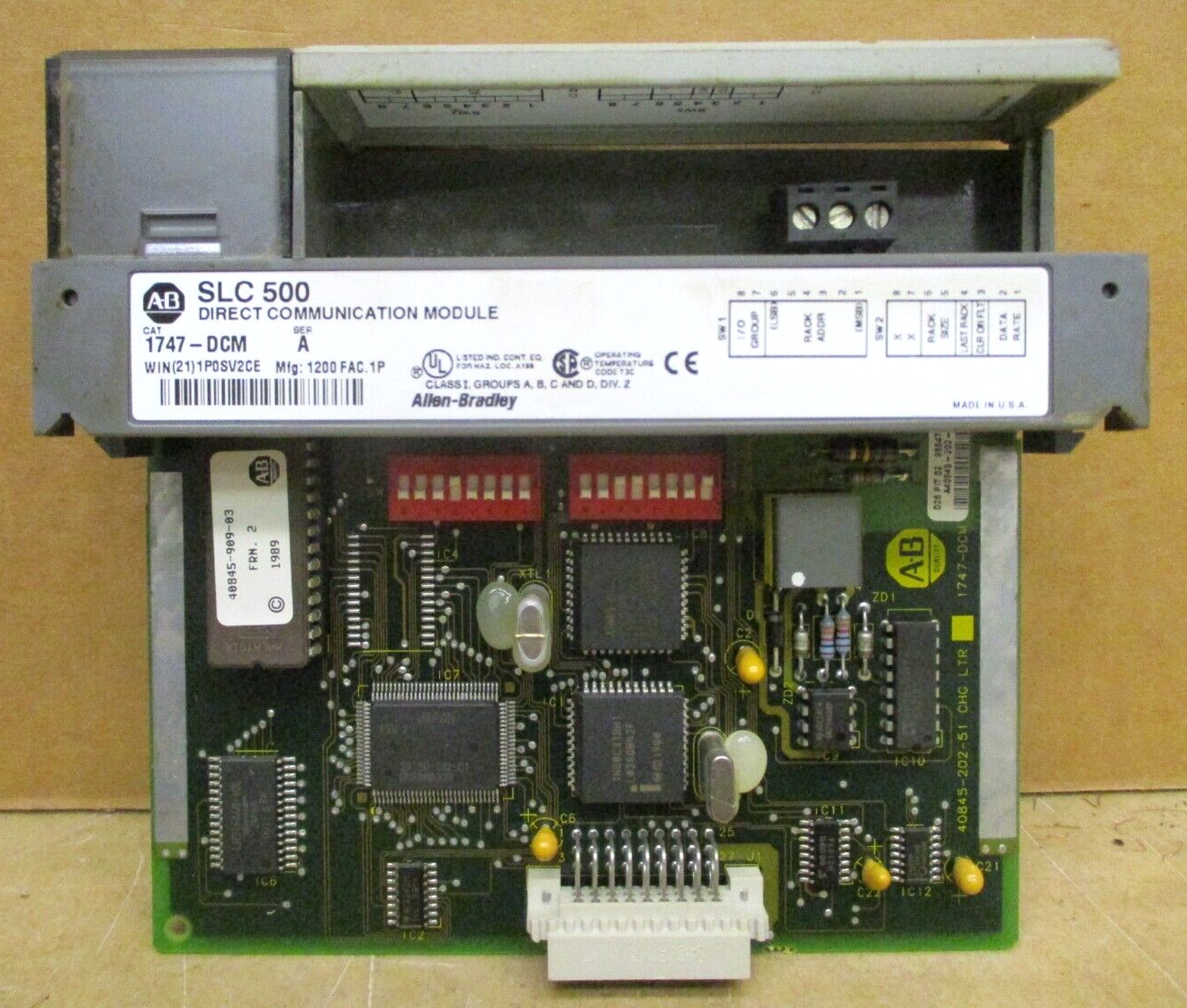 Allen-Bradley SLC 500 1746-P3 SLC 5/04 CPU 1747-L542 1747-DCM 1747-SDN 48695GN