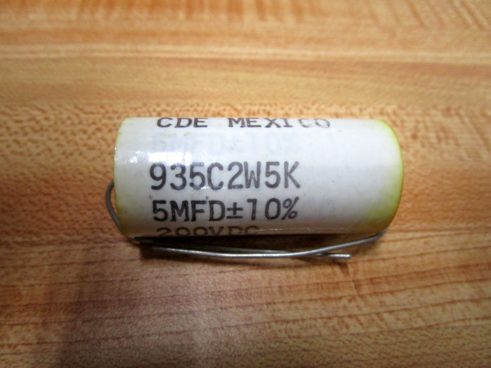 Cornell Dubilier 935C2W5K Capacitor 5MFD 200VDC (Pack of 4)