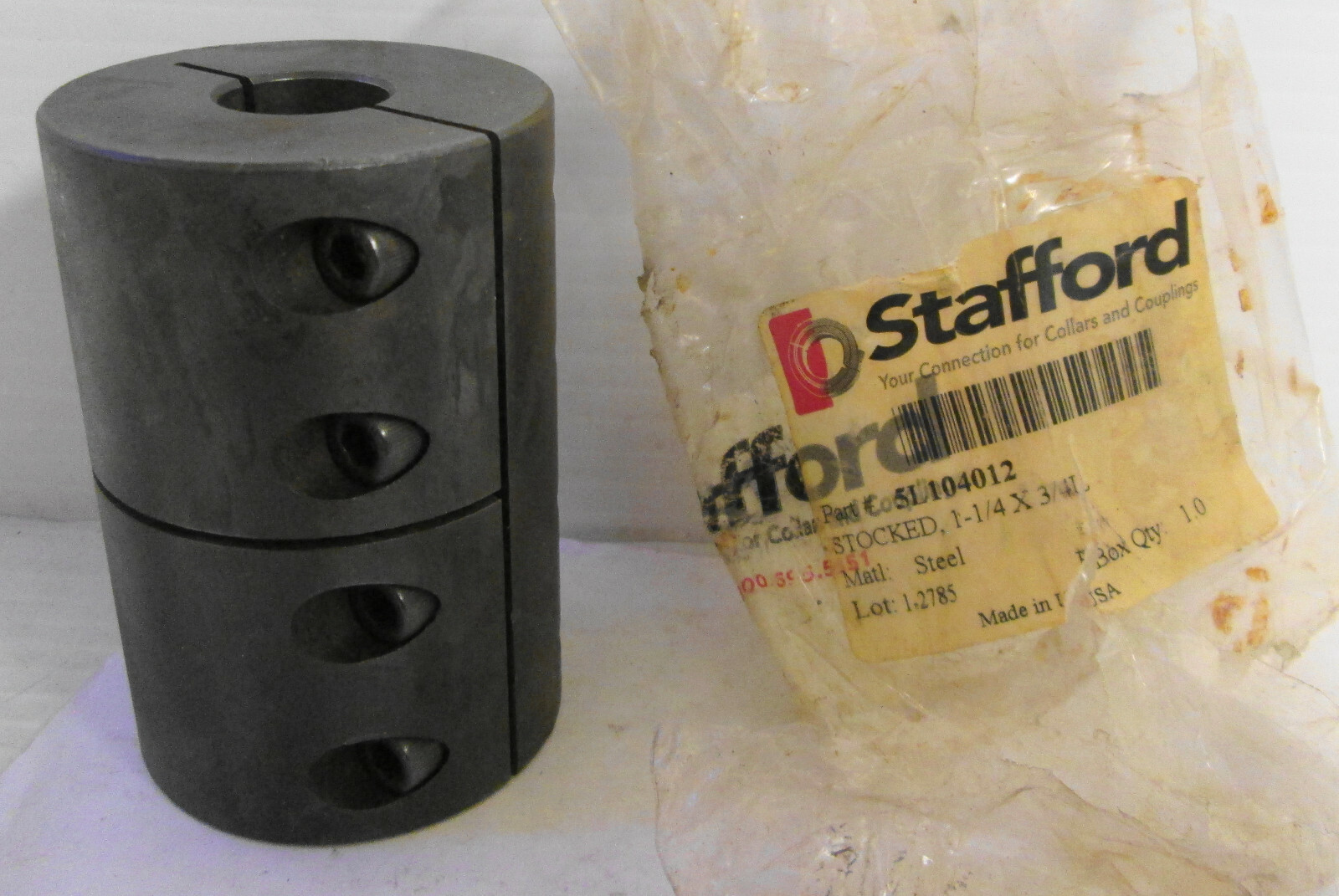 Stafford 5L104012 Clamp Type Coupling 1-1/4” X 3”/4L