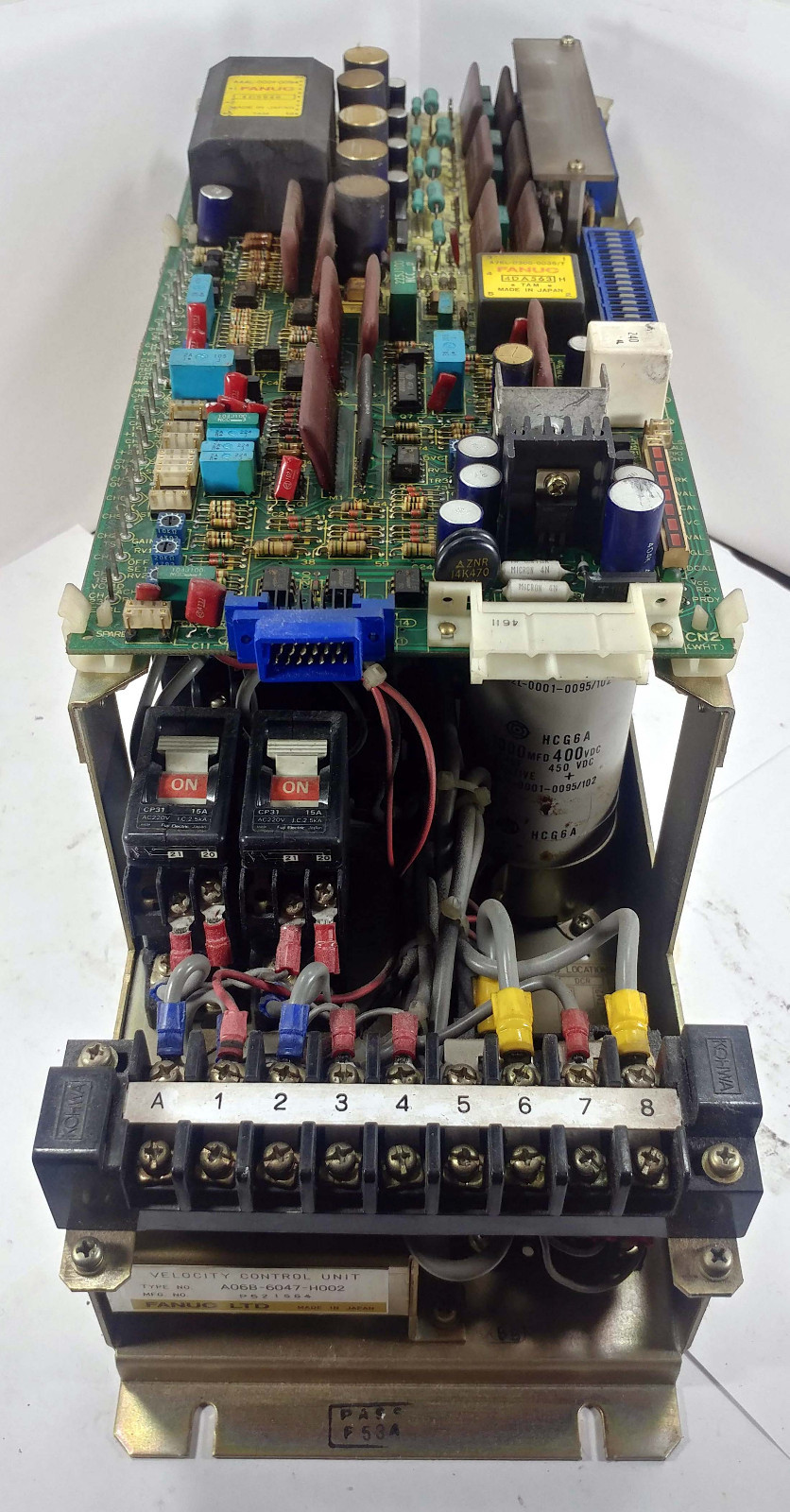 1 USED FANUC A06B-6047-H002 VELOCITY CONTROL UNIT ***MAKE OFFER***