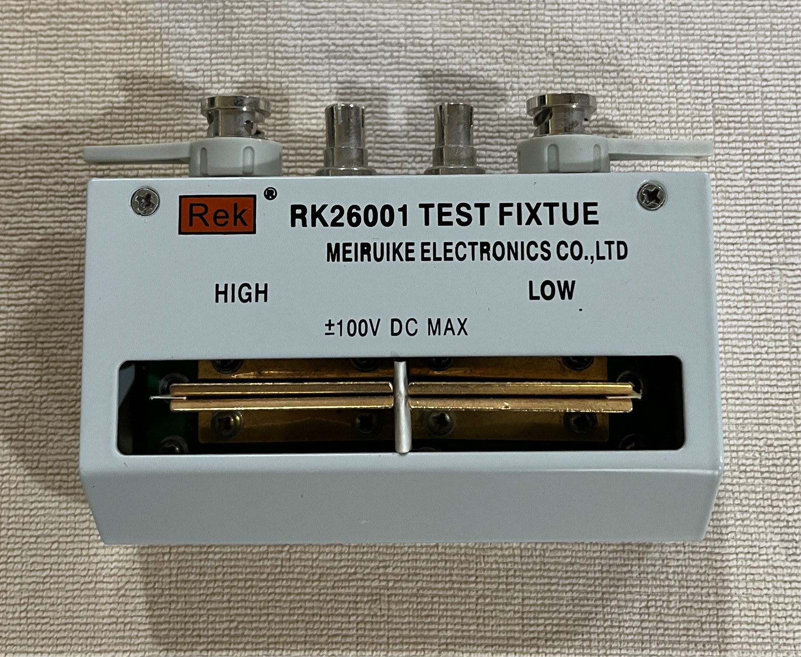 REK RK26001 Test Fixture Meiruike Electronics Co. LTD
