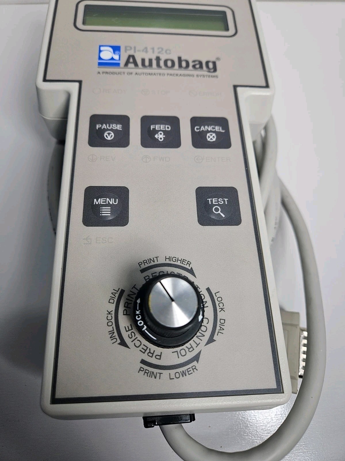 Autobag PI-412C Remote Printer Control 565185B1 Packaging Systems Cable Pendant