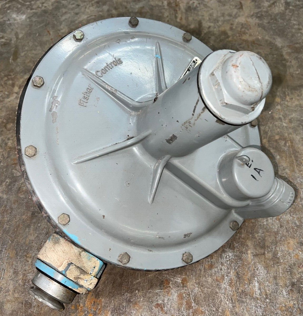 FISHER CONTROLS RELIEF VALVE S201H 2-5 PSIG SPRING 125 PSIG INLET 3/8″ PORT SIZE