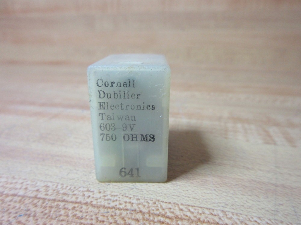 Cornell-Dubilier Electronics 603-9V CDE Relay 6039V 750 Ohms