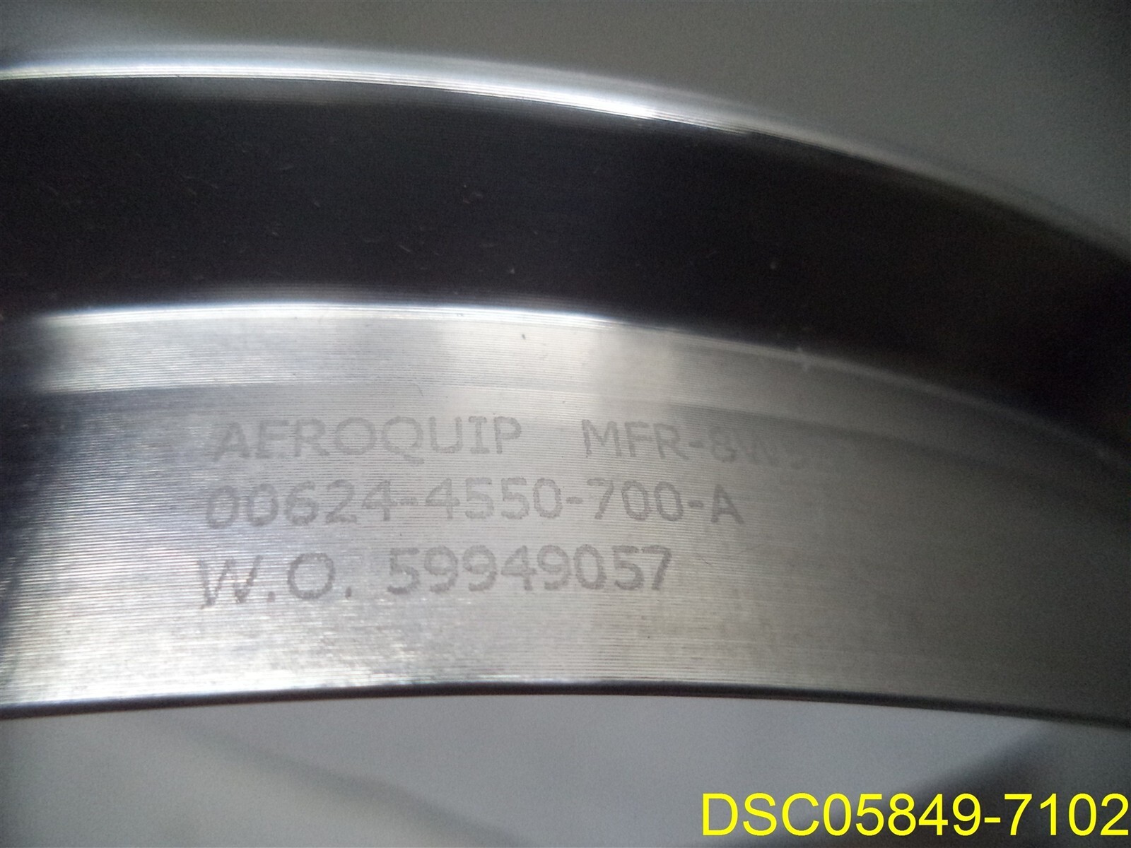 Aeroquip MFR-8W928, 00624-4550-700-A, W.O. 59949057