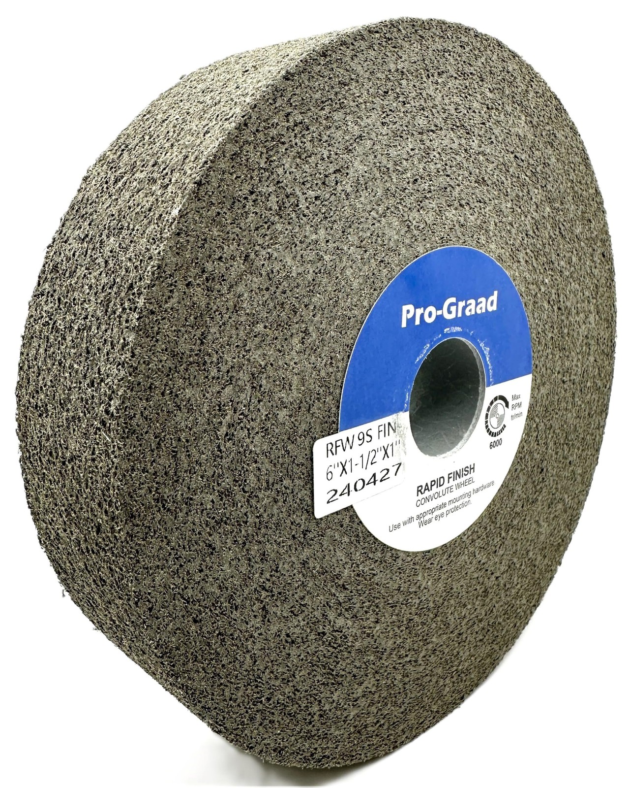 Pro-Graad 1 Pack 6” x 1-1/2” x 1” 9S Fine Series 1000 RF Long Life Convolute…