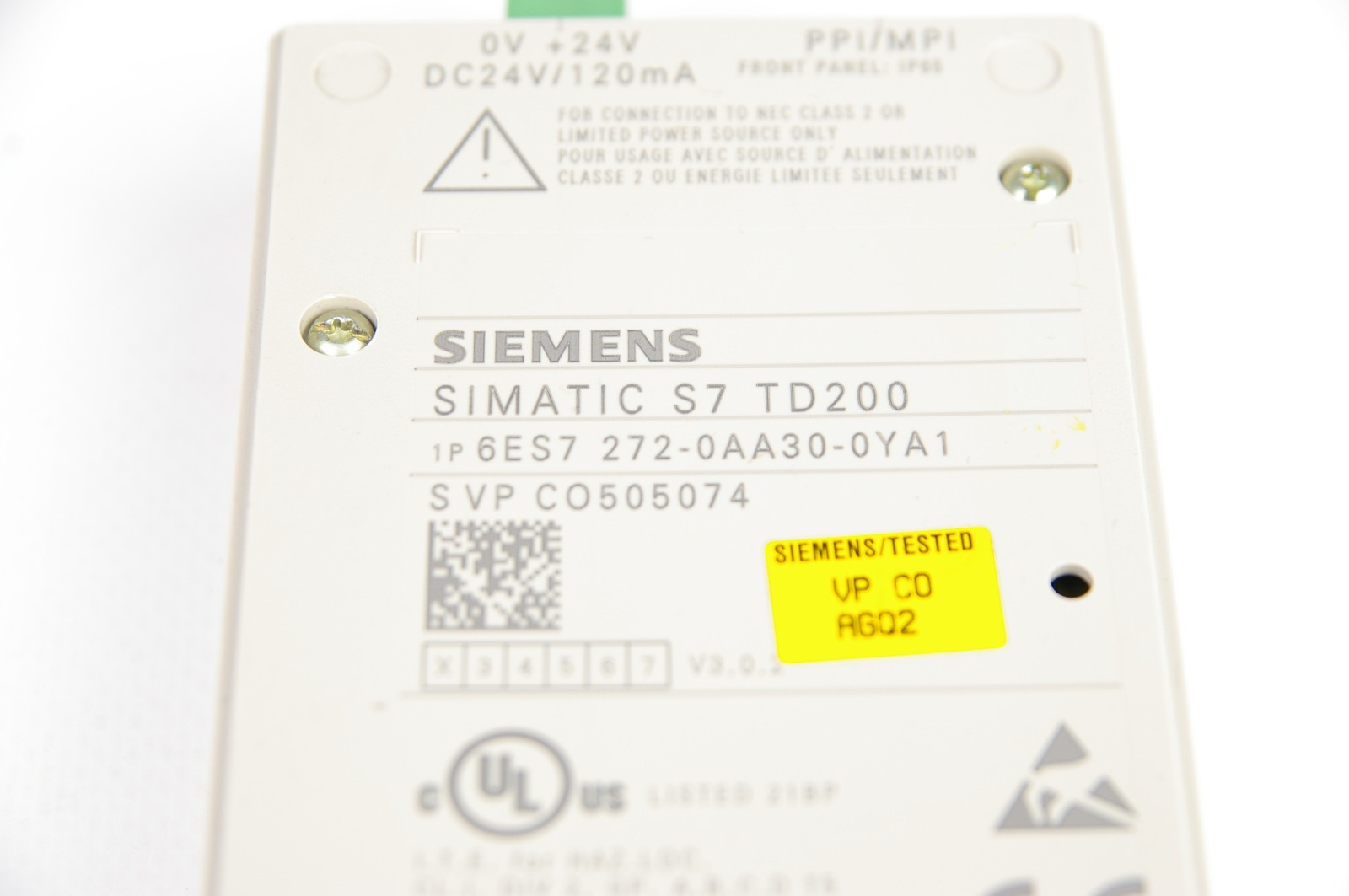 Siemens 6ES7272-0AA30-0YA1 6ES7 272-0AA30-0YA1 SIMATIC S7 TD200 Panel