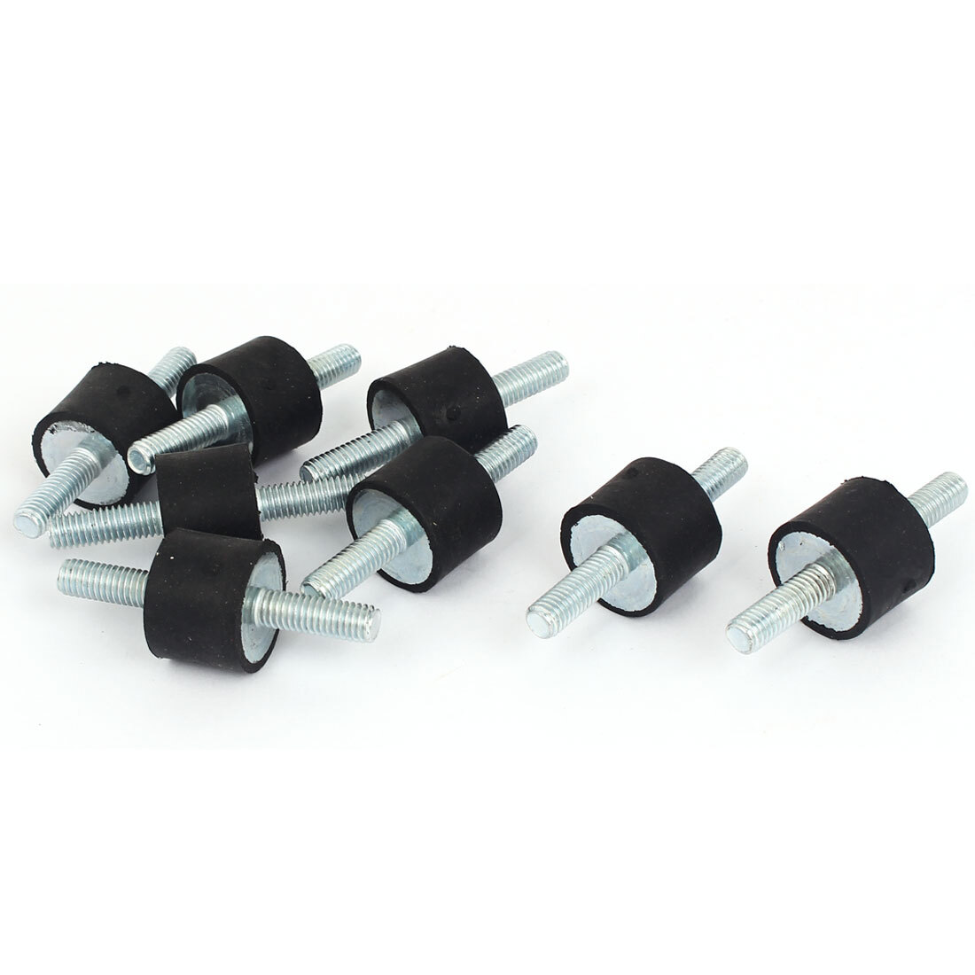 8pcs M6 Thread 20x15mm Rubber Shock Absorber Vibration Isolator Mounts