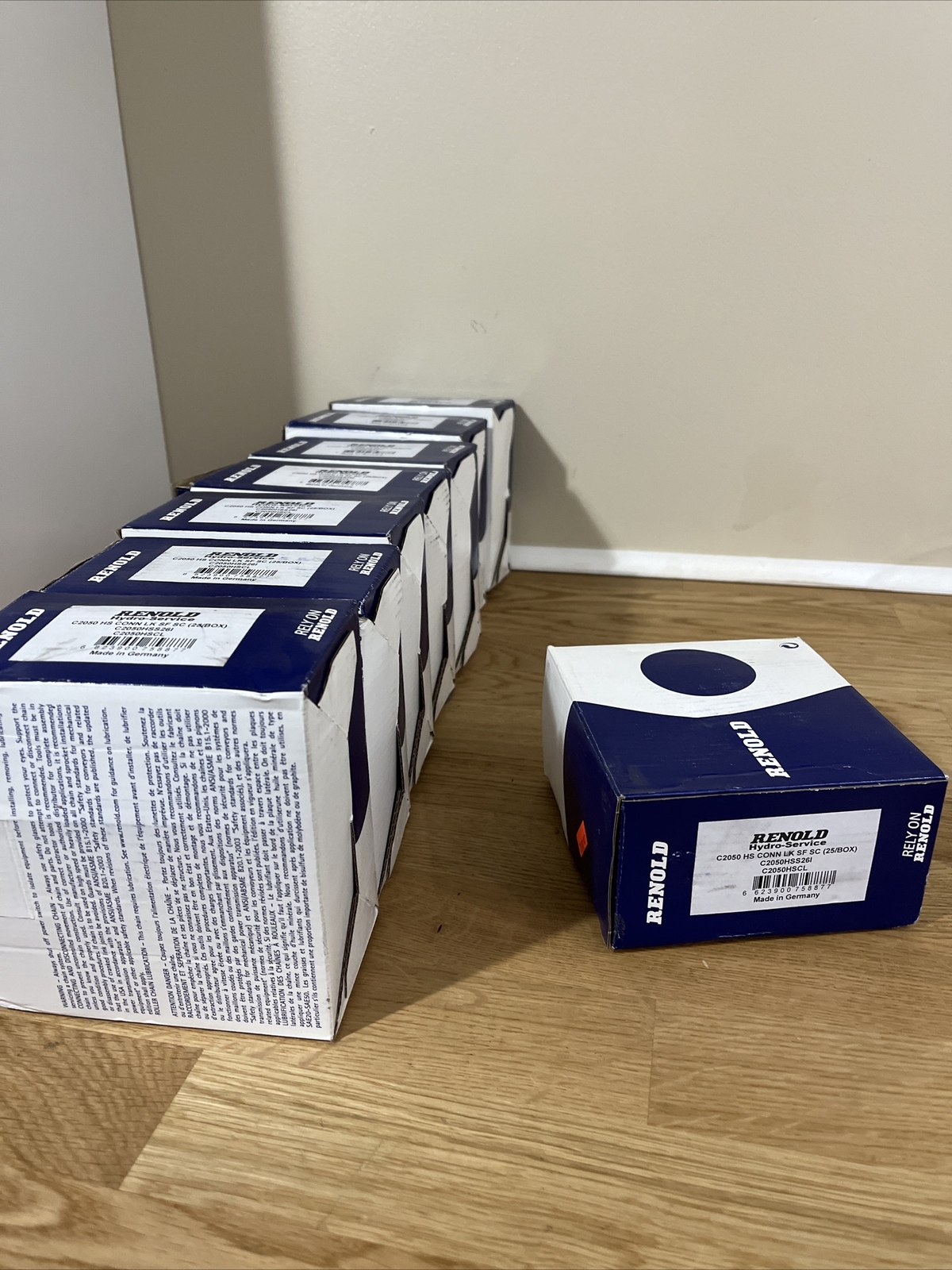 Renold Chain C2050 C2050HSCL Double Pitch Roller Chain Link – QTY 25. Box