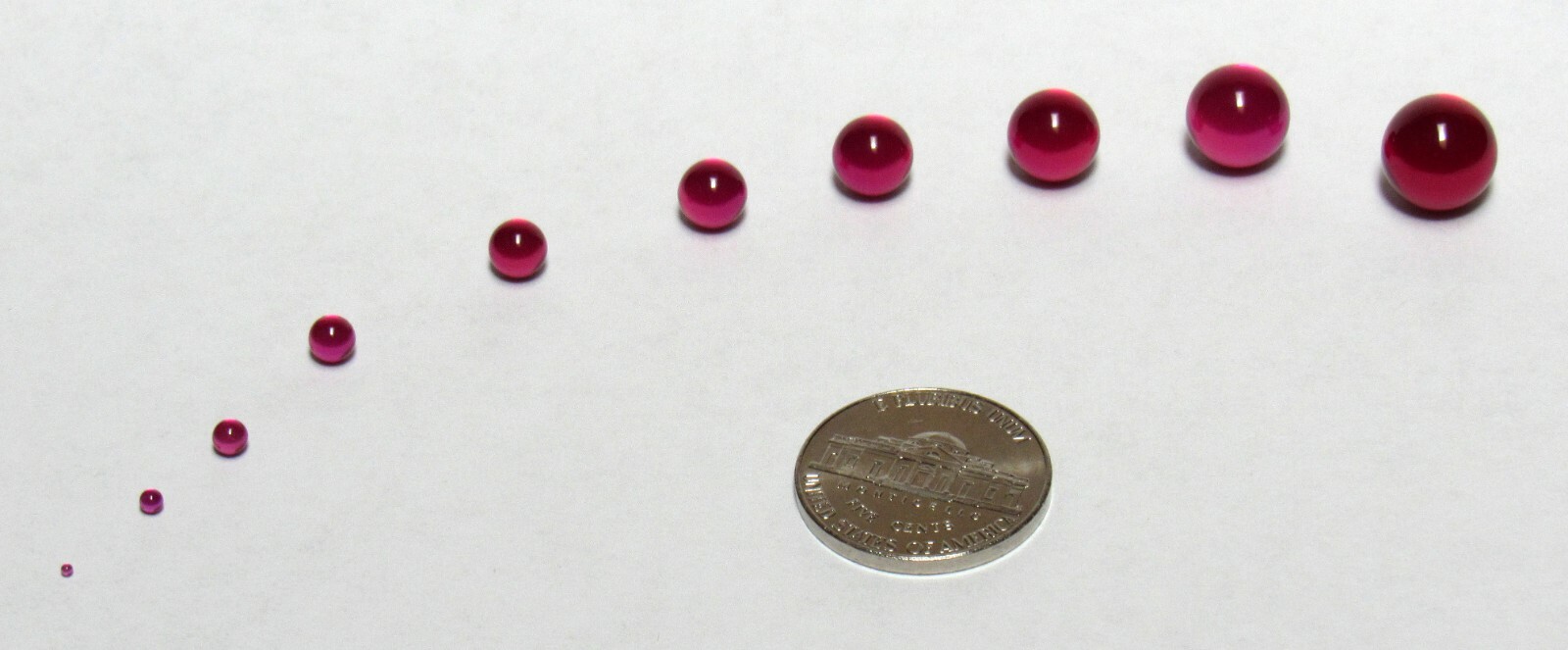 Ruby Ball 7mm – Sphere, Corundum, Bearing, Lens, Synthetic, Dab, Banger, Vapor