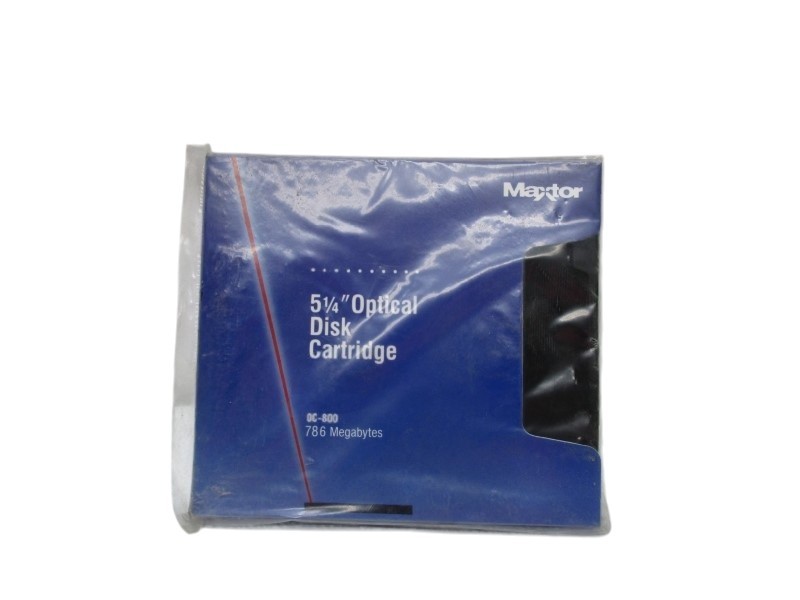 MAXTOR 0C-800 OPTICAL DICK CARTRIDGE 5-1/4″ NSNP IN FACTOR BAG