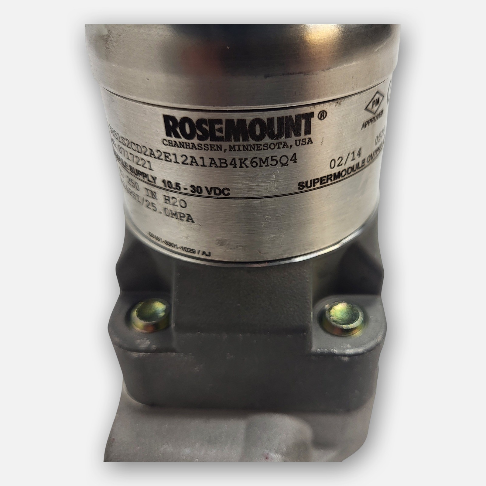 NEW ROSEMOUNT 300S1AAK6M5 PRESSURE TRANSMITTER W/ 3051S2CD2A2E12A1AB4K6M5Q4