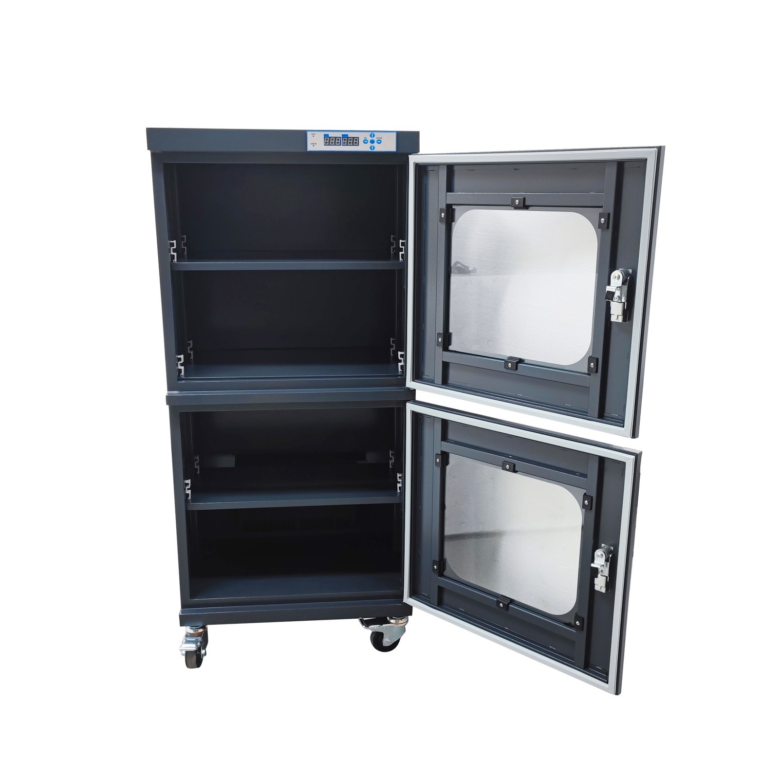 Electronic Dry Cabinet 10-20% RH Industrial Drying Cabinet with Wheels 110V/60HZ