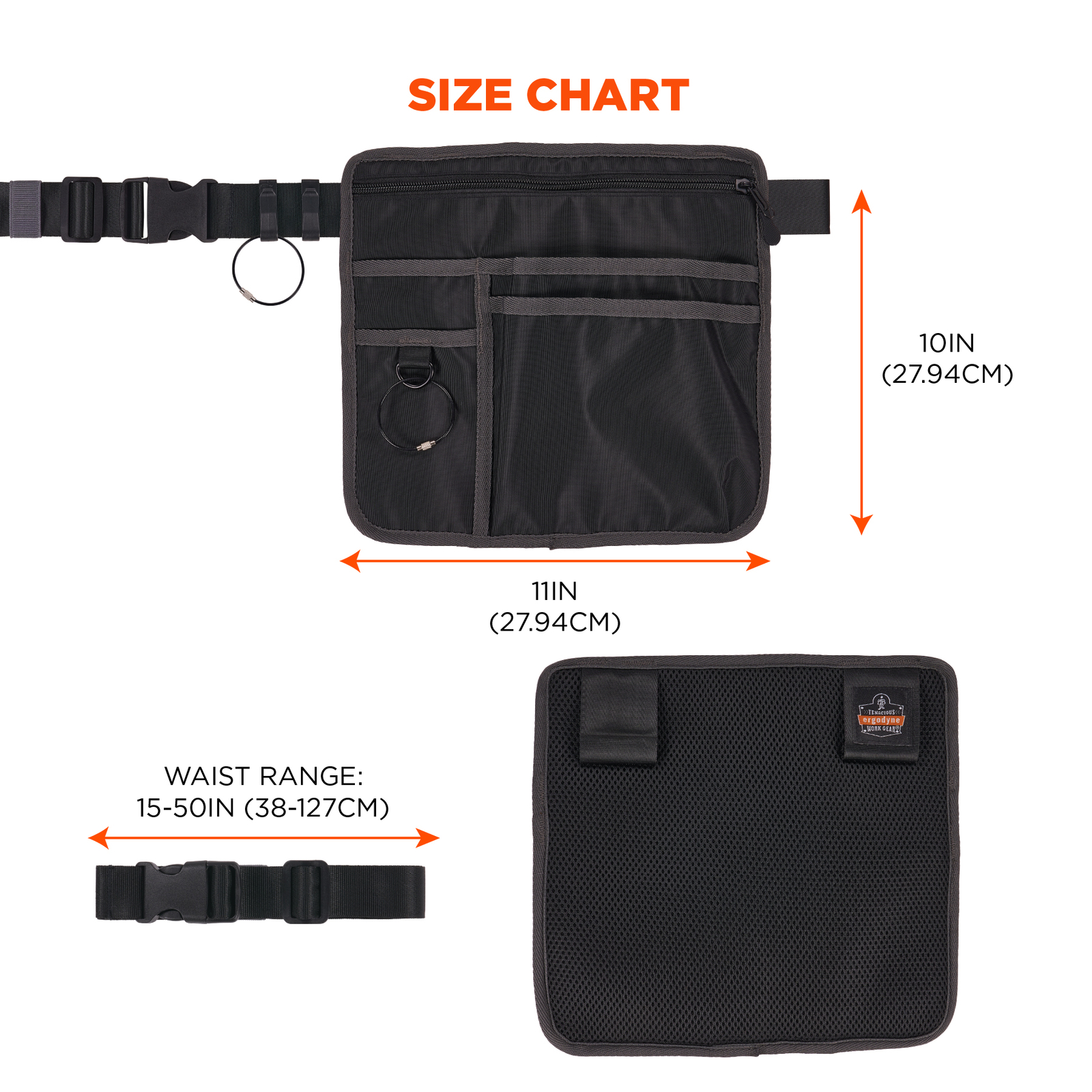OCS Parts Restaurant Server Waist Apron | Five Pocket Waiter and Waitress Pouch