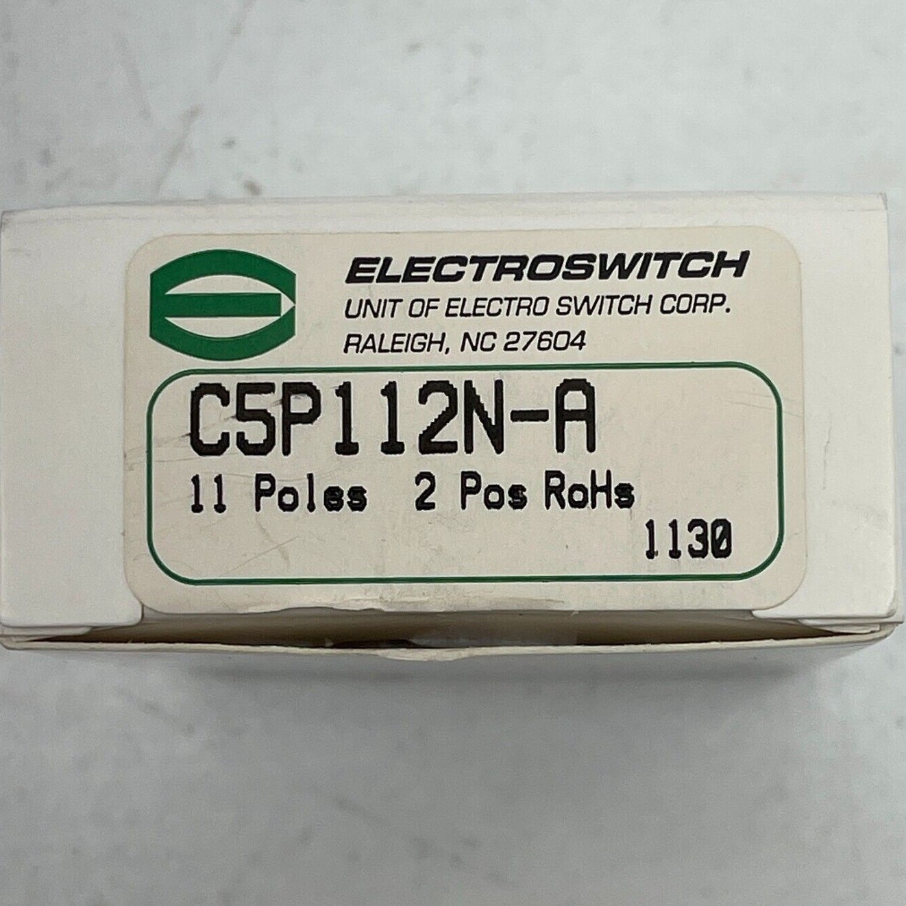 Electroswitch C5P112N-A Switch Rotary 11 Poles 2 Positon