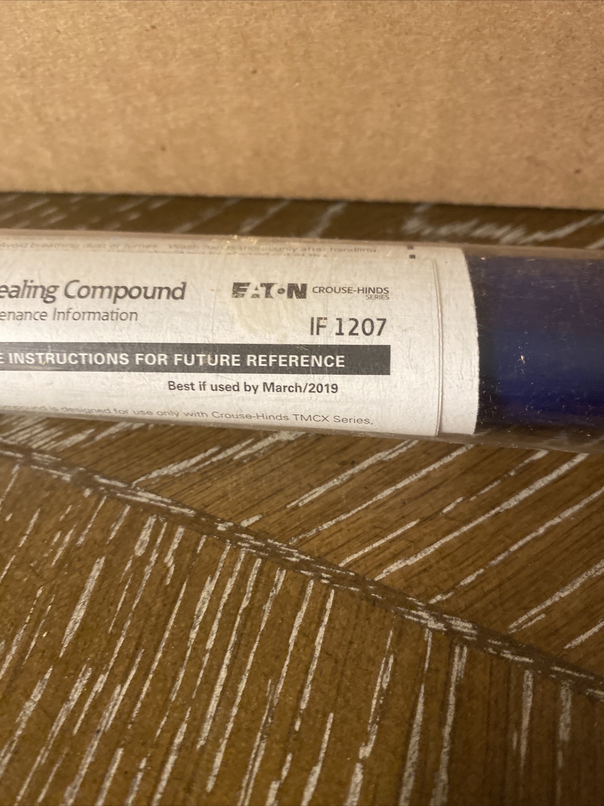 Crouse-Hinds TSC Epoxy Sealing Compound 4OZ Tube. EXPIRED MARCH/2019