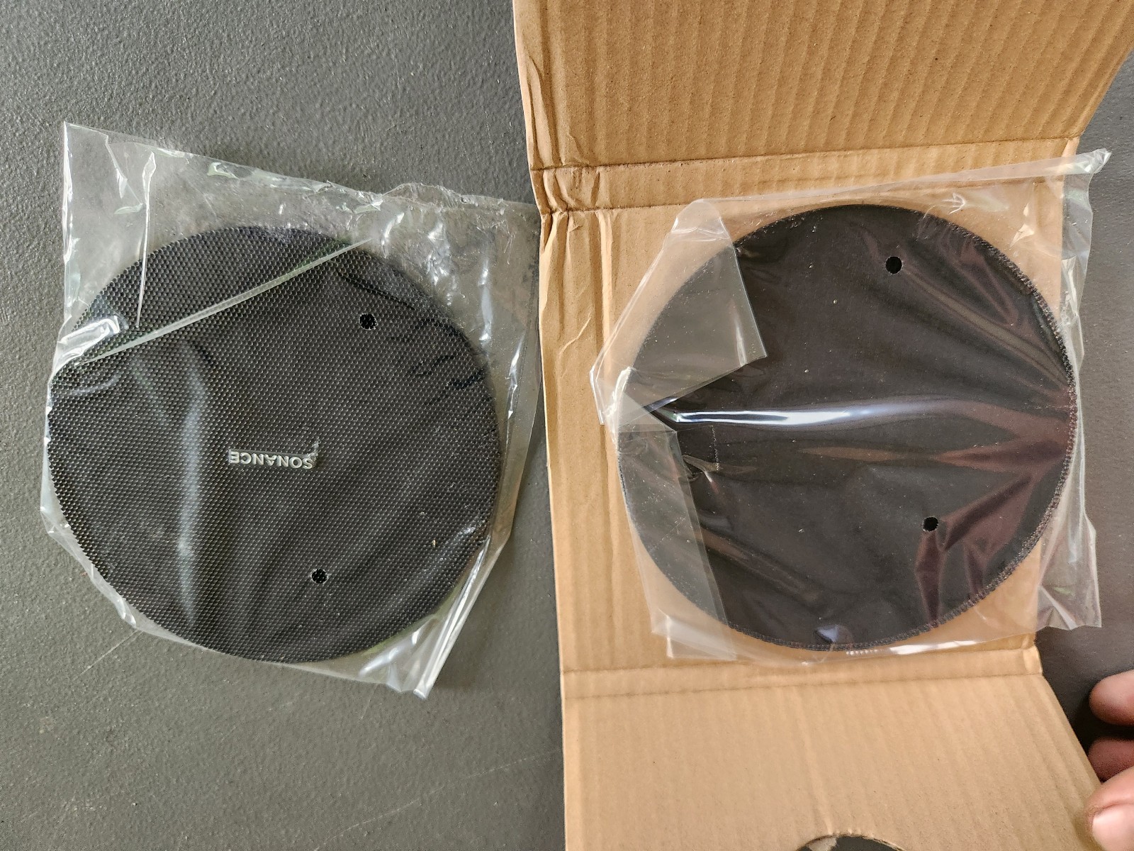 Sonance Round Grille For Pro Series C43/P43 (1 Pair) | Black 40256