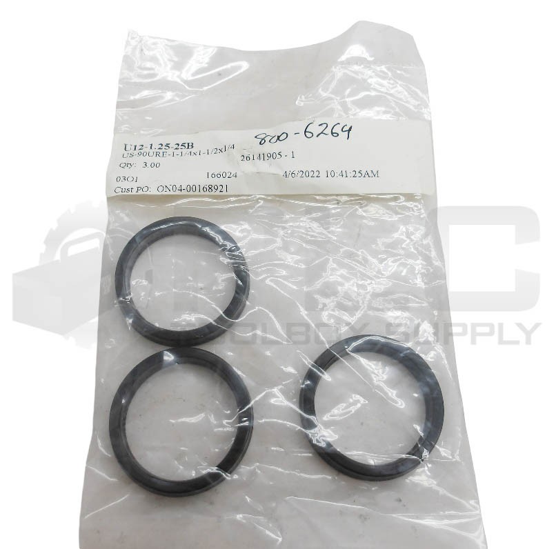 NEW SEALED BAG OF 3 HERCULES U12-1.25-25B SEALS US-90URE-1-1/4X1-1/2X1/4