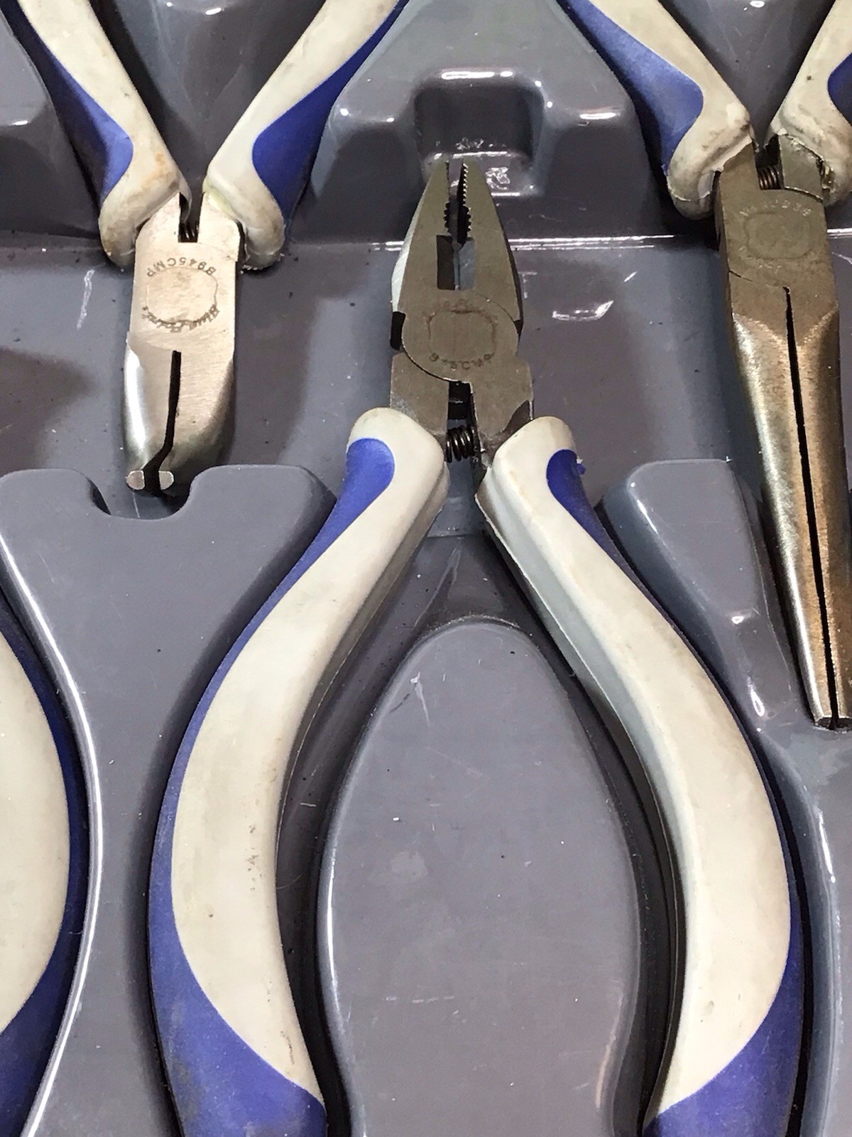 Blue-Point Tools BMPL1000 10-Piece NICE Soft Grip Mini Pliers And Cutters Set