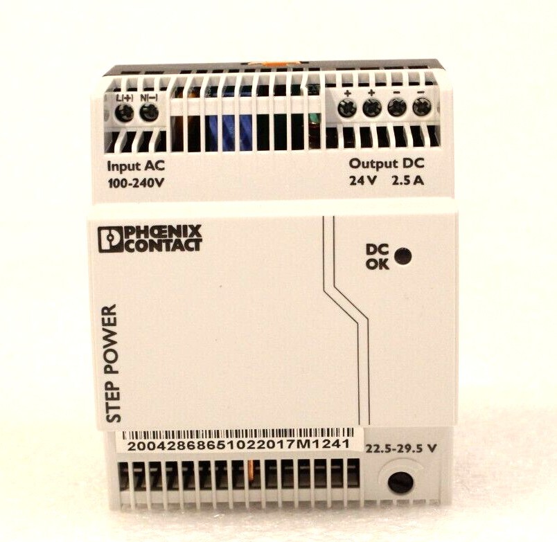 STEP-PS/1AC/24DC/2.5 2868651 Phoenix Contact POWER SUPPLY MODULE 24V, 2.5A NEW