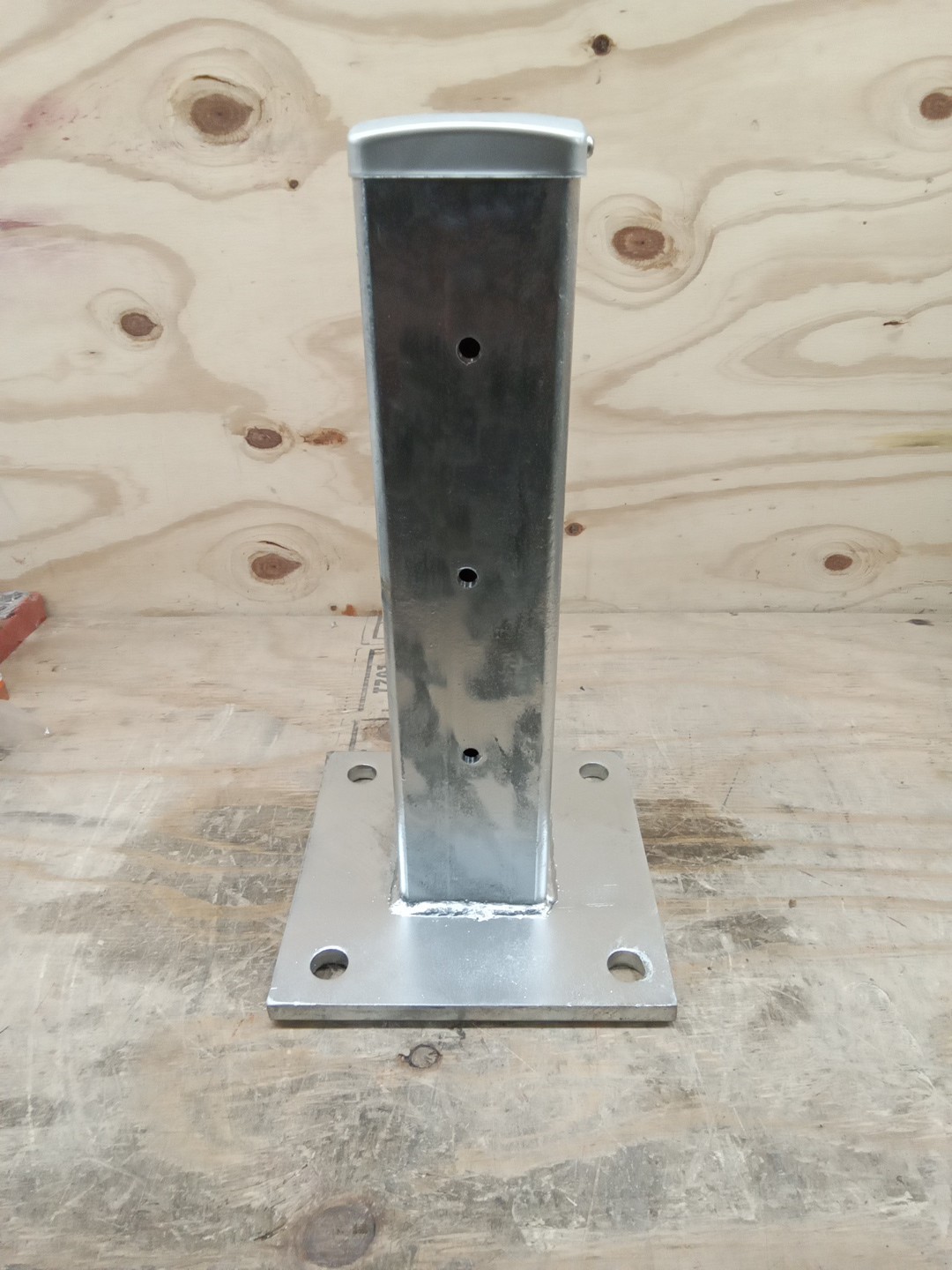 Vestil GR-FR-DI-TP18-HDG Galvanized Steel Rigid Tube Post Drop In 18 In. For