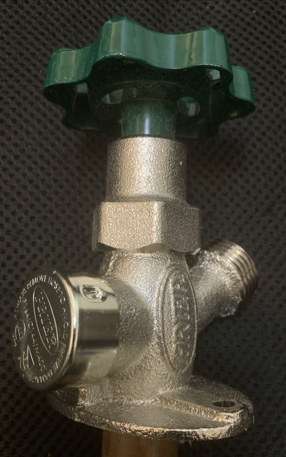 Prier C-144D-10 C-144 Series Freezeless Wall Hydrant 10 Length 1/2 MPT x 1/2 SWT