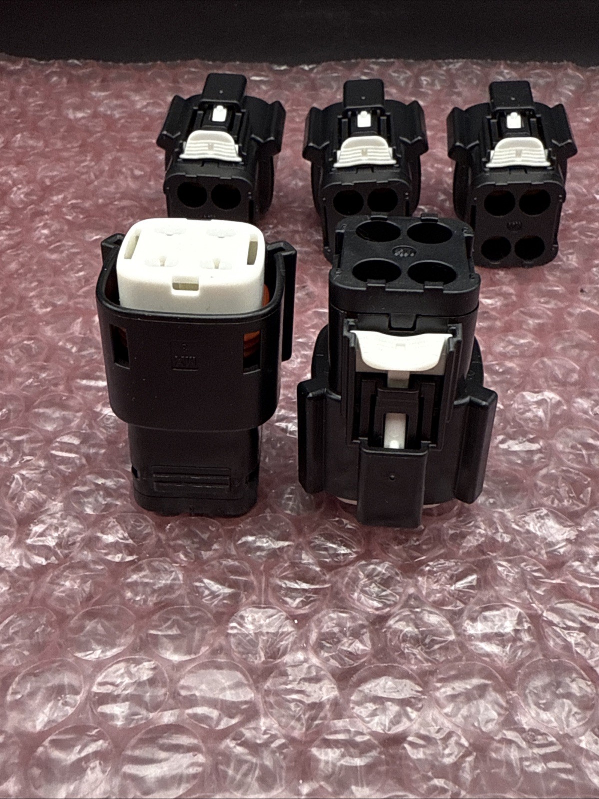 19432-0001 DC Connector, 4Ckt Female Recpt 10-12AWG Pack of 5 Molex NEW